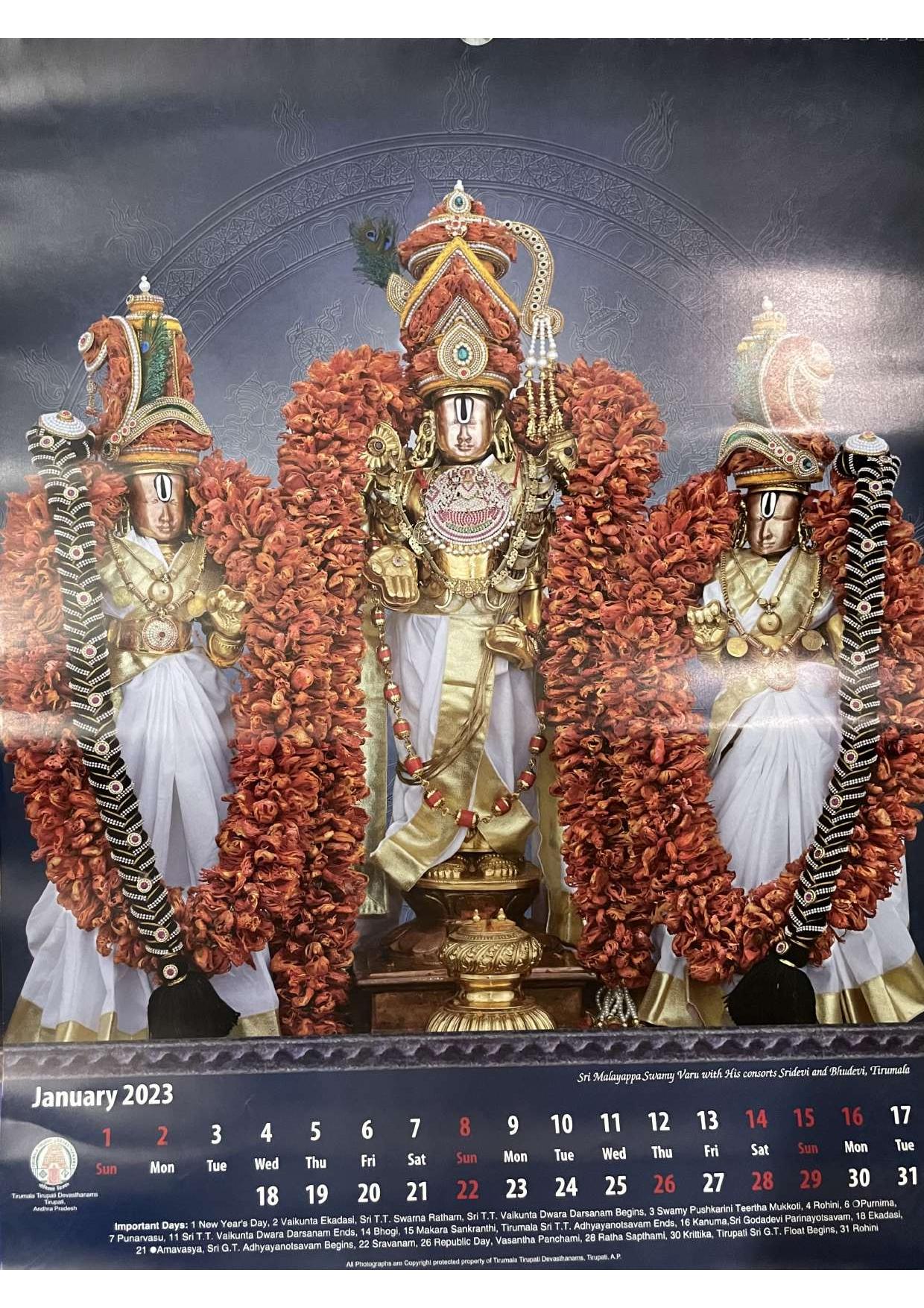 TTD Calendar 2025 Online Booking Step By Step Procedure
