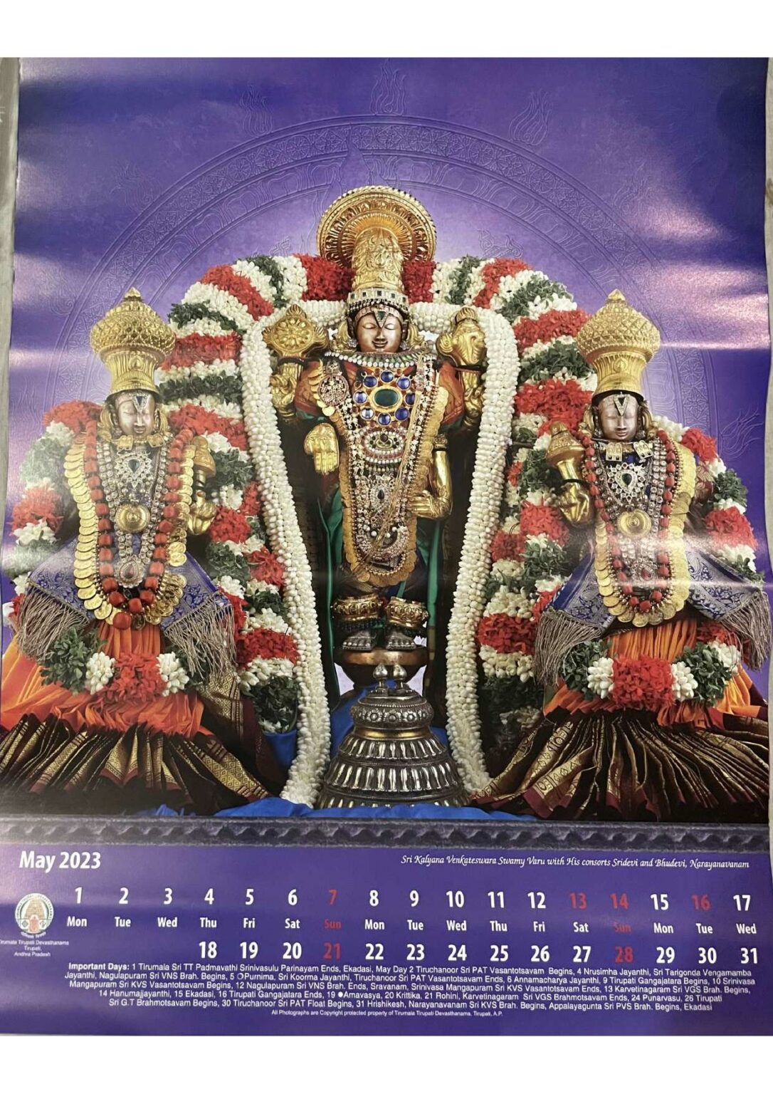 TTD Calendar 2024 Online Booking Step By Step Procedure