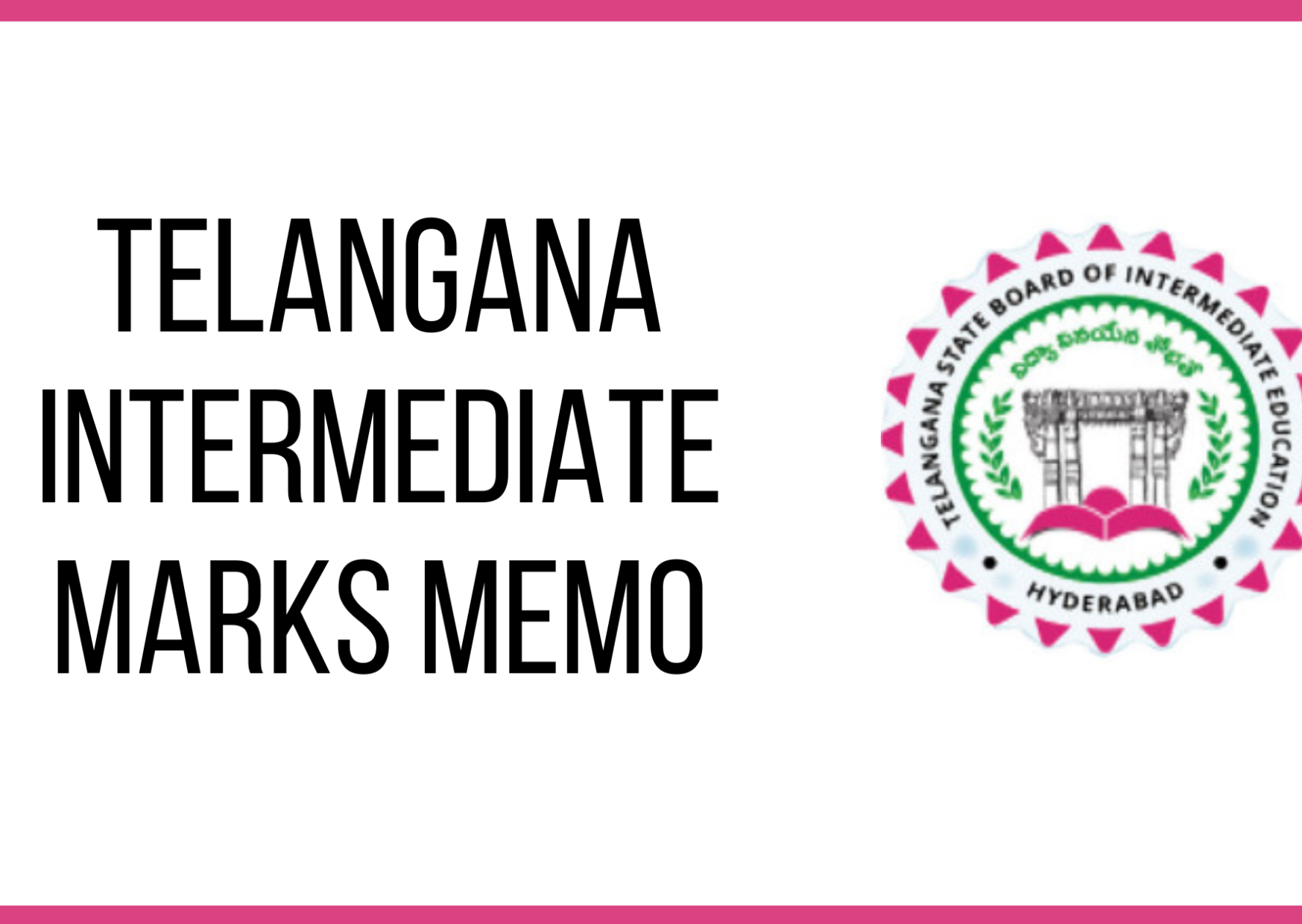 TS Inter Marks Memo 2022 Download 1st, 2nd Year Short Mark List