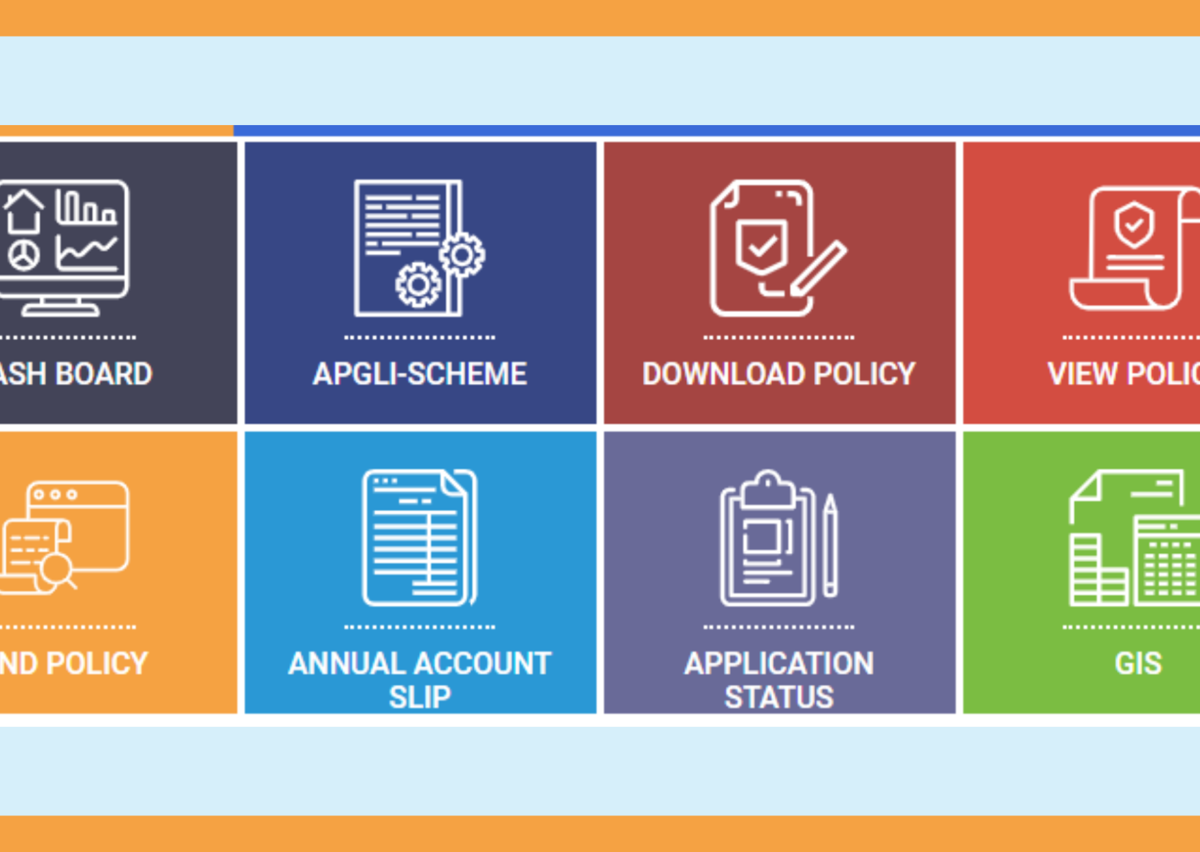APGLI Bond Policy Status Annual Account Slips apgli.ap.gov.in