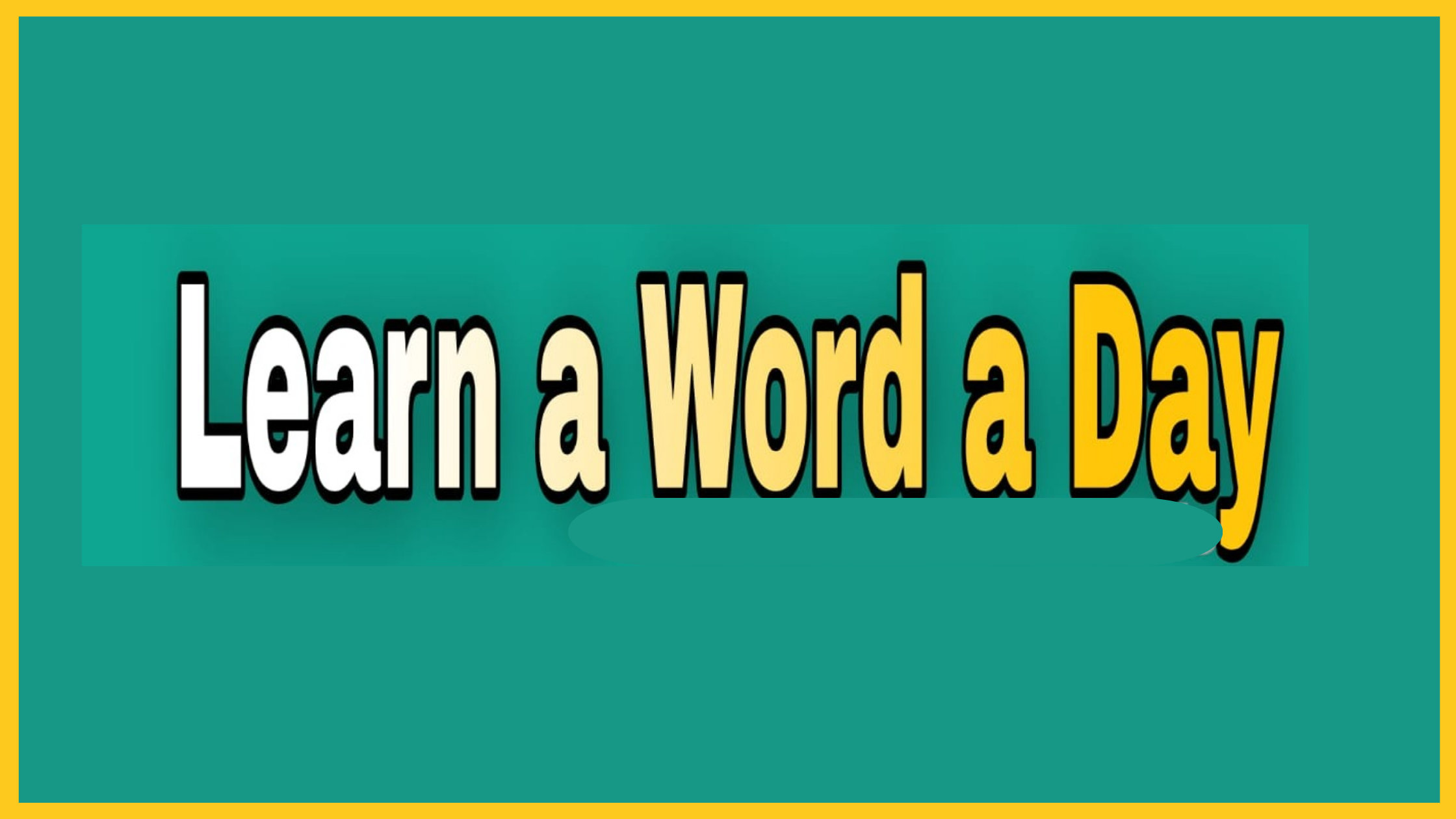 A Word A Day