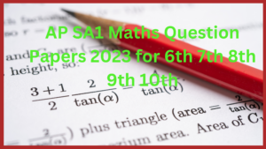 AP SA1 Maths Question Papers