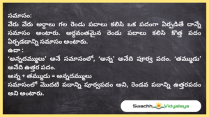 Samasalu in Telugu Grammar